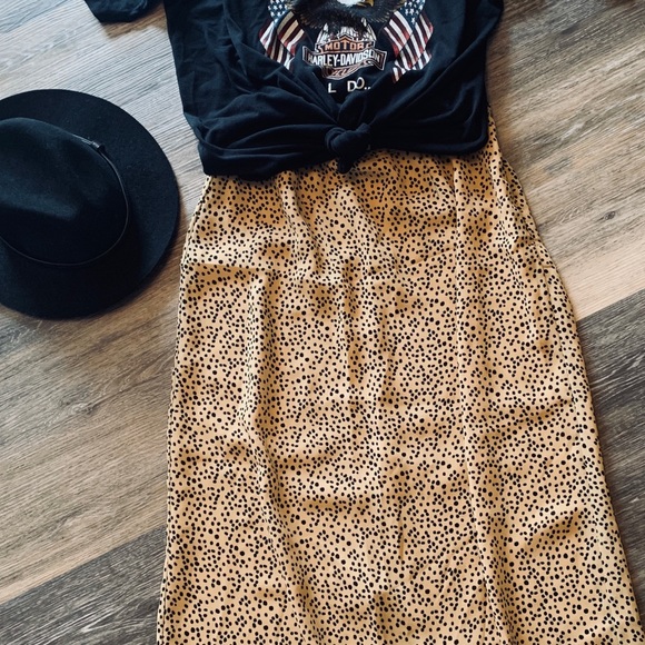 Vintage Dresses & Skirts - Kathie Lee Collection Leopard print maxi skirt